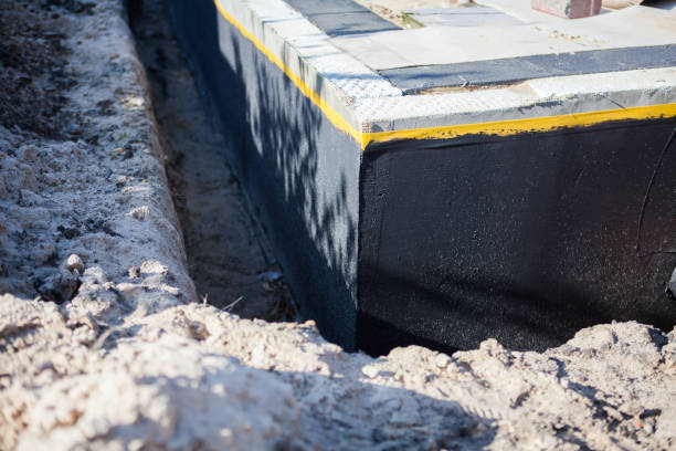 Professional Interior Drainage System technician working in Norvell, MI